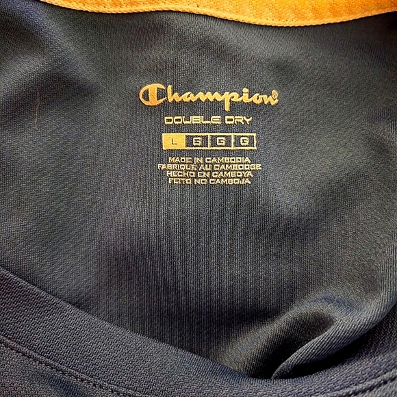 💖Men's Champion Double Dry Shirt Size L - Picture 2 of 3